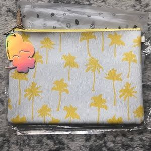 Tropical Stoney Clover Flat Pouches - Yellow